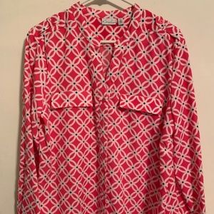 NEW Dark Pink blouse by Kim Rogers